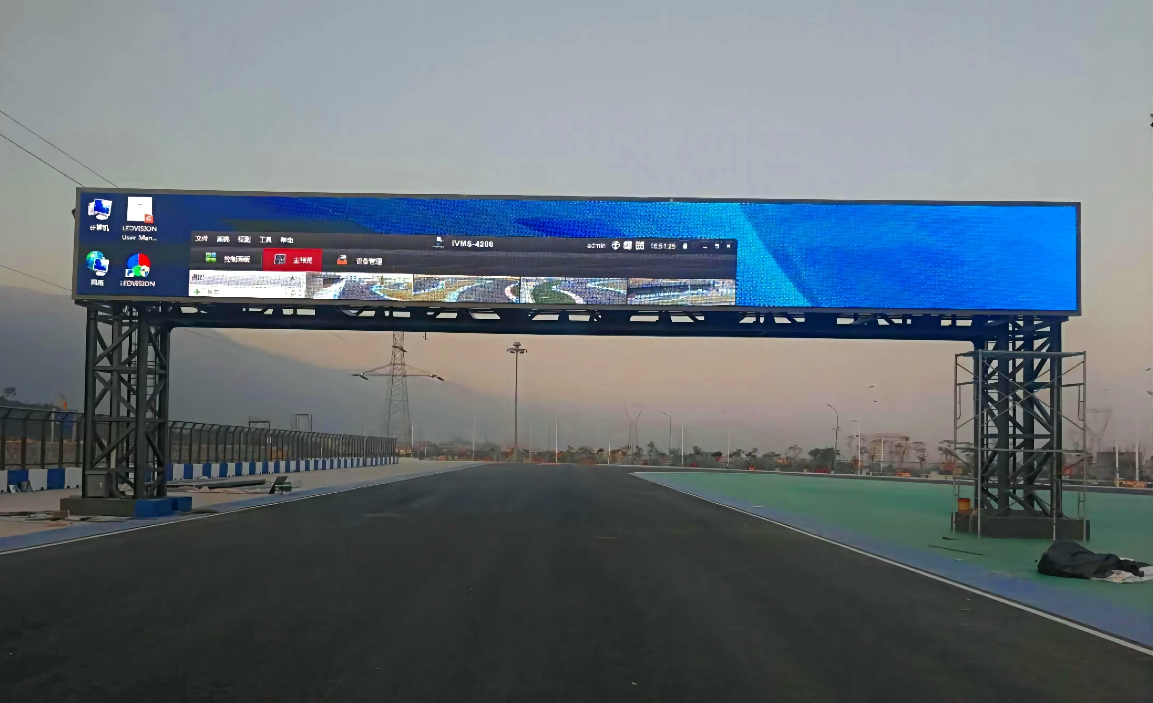 廈門某賽道大屏